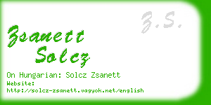 zsanett solcz business card